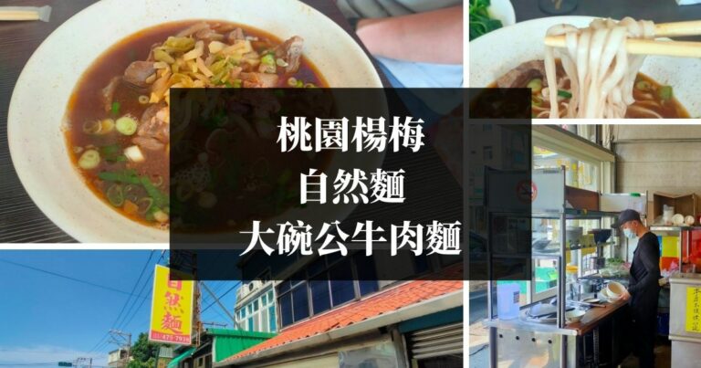 桃園楊梅 自然麵 大碗公牛肉麵 精選圖